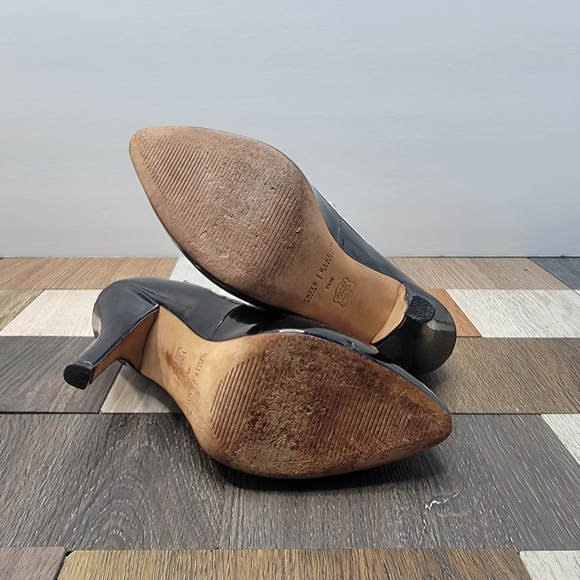 Women's 5.5M Marigold Leather Heels - Picture 5 of 11